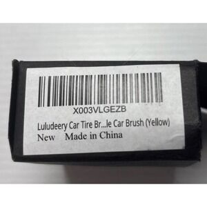 Luludeery Care Tire Brush Yellow